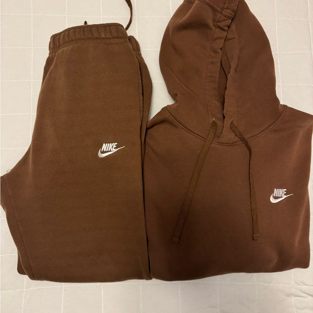Nike Chestnut Brown Hoodie for Men
